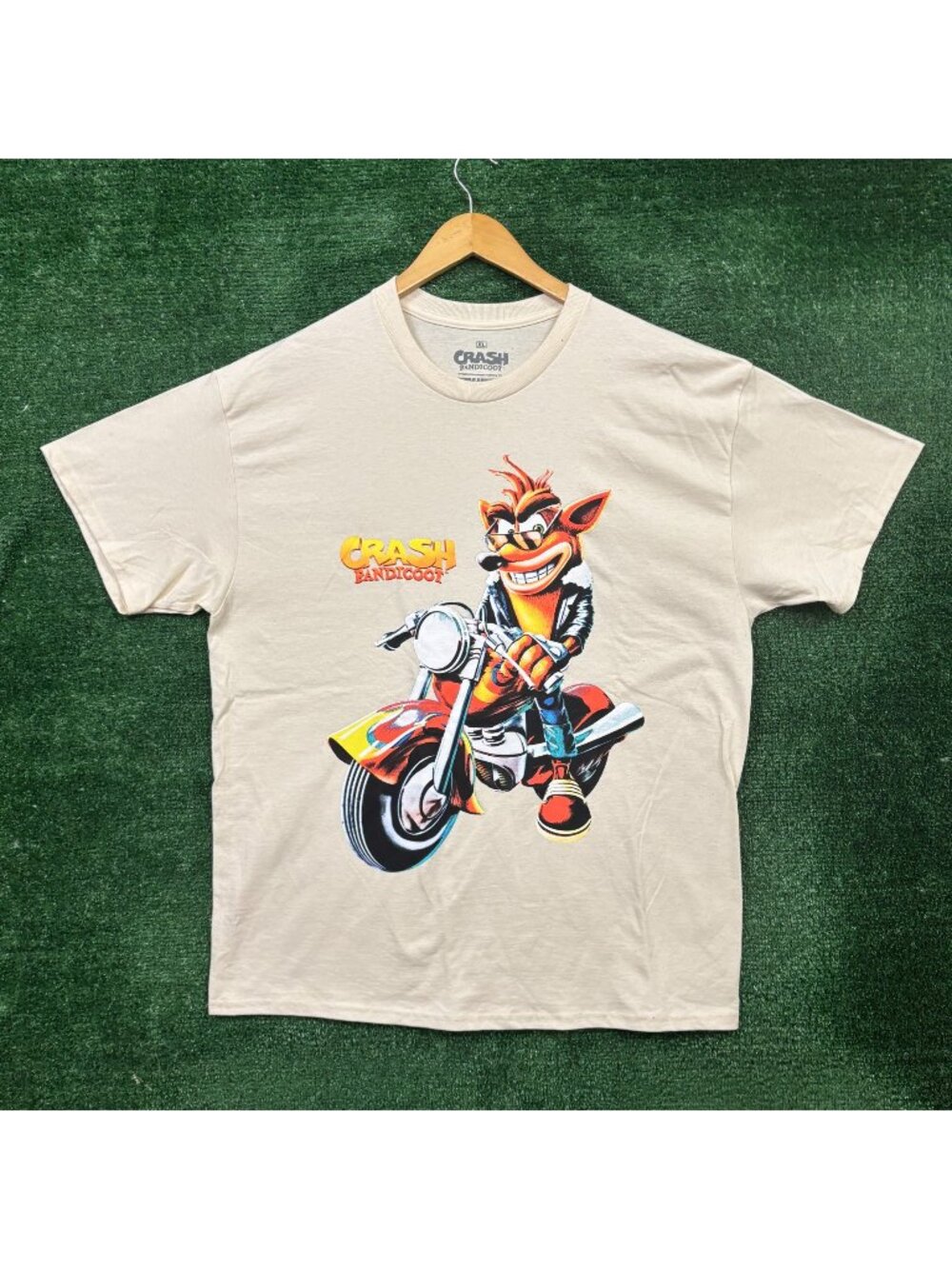 Activision Crash Bandicoot Biker T-Shirt Size Extra Large
